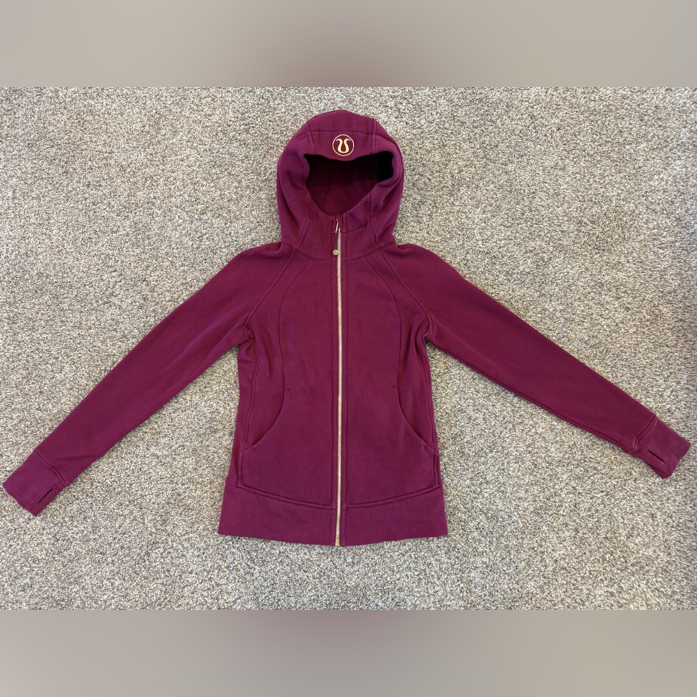 lululemon athletica Deep Wine Pullover Hoodie size 6